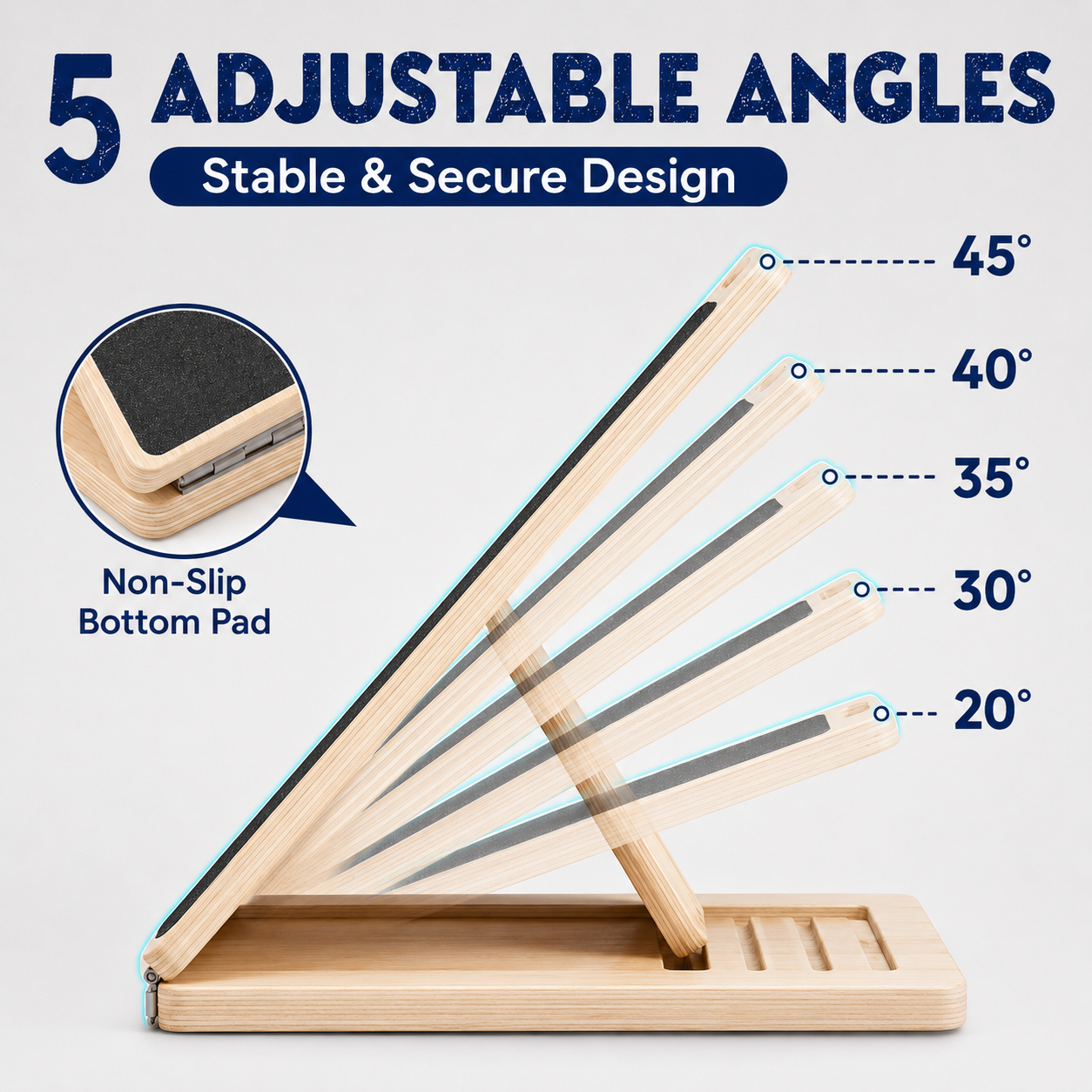 Ayvor™ Wooden Calf Stretch Board