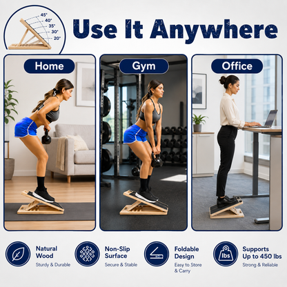 Ayvor™ Wooden Calf Stretch Board