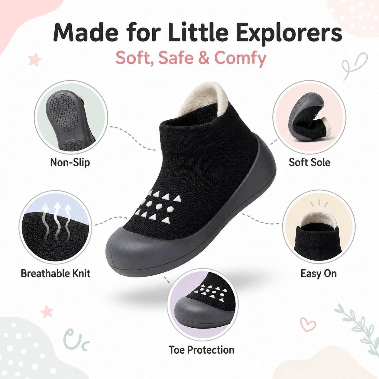 ayvor™ Baby Sock Shoes