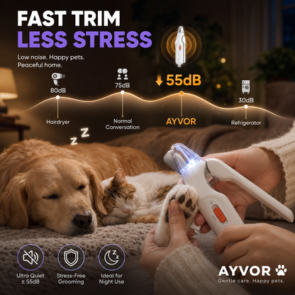 AYVOR™ 2-in-1 Pet Nail Trimmer